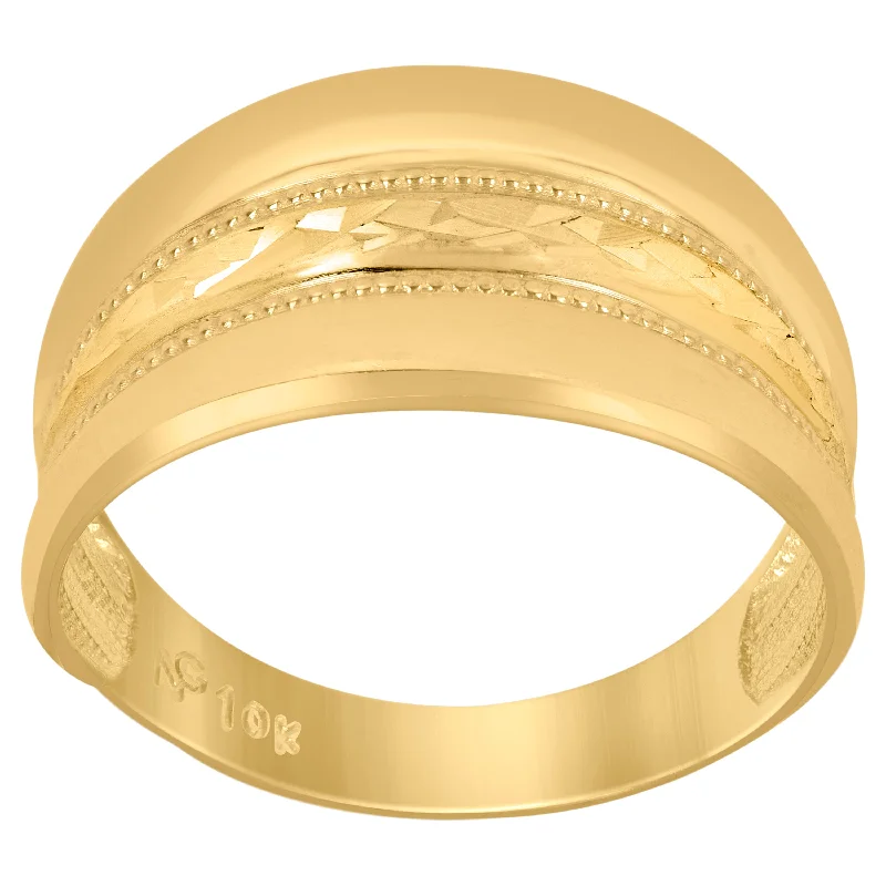 Fashion Rings with Zodiac Symbols in Gold - Filled Metal for a Personalized TouchKeene Jewelers 10Kt Yellow Gold Womens Fashion Rings