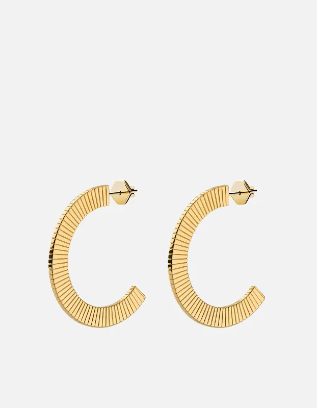 Statement - Making Cocktail Rings for Women with Large Cubic ZirconiaCeleste Hoops, Gold Vermeil Statement - Making Cocktail Rings for Women with Large Cubic ZirconiaCeleste Hoops, Gold Vermeil