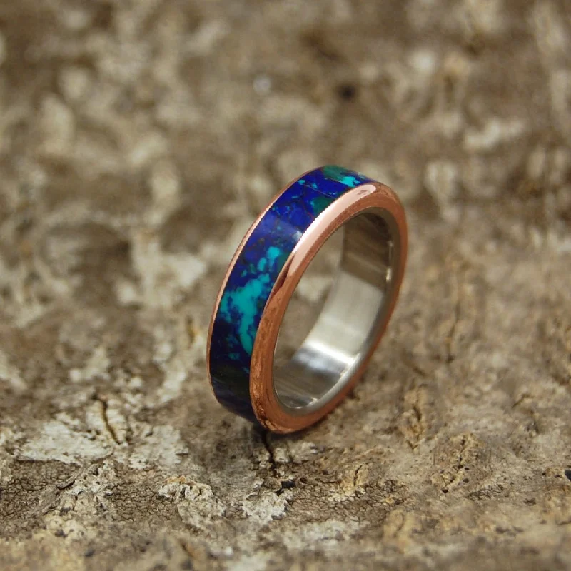 Diamond - Encrusted Women's Rings for Special Occasions in 18K GoldGalaxy Of Her Heart | Men's Azurite, Malachite & Copper Wedding Ring Diamond - Encrusted Women's Rings for Special Occasions in 18K GoldGalaxy Of Her Heart | Men's Azurite, Malachite & Copper Wedding Ring