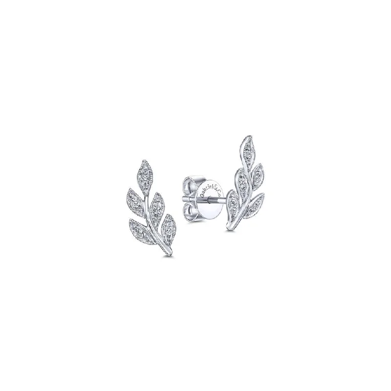Men's Peridot Engagement Rings in 14K Gold - Filled Metal with a Micro - Pave SettingGabriel Diamond Leaf Stud Earrings Men's Peridot Engagement Rings in 14K Gold - Filled Metal with a Micro - Pave SettingGabriel Diamond Leaf Stud Earrings