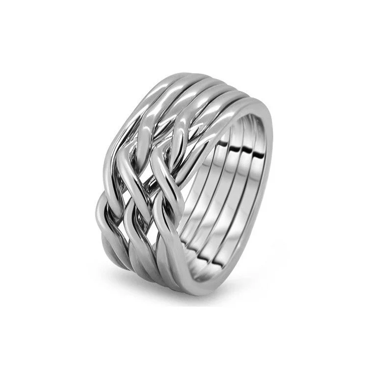 Tennis - Style Women's Rings with a Row of Round Diamonds in PlatinumWomens Platinum 6CN-L Tennis - Style Women's Rings with a Row of Round Diamonds in PlatinumWomens Platinum 6CN-L