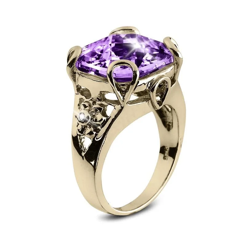 Women's Rings with Hidden Compartments for Secret KeepsakesGolden Fascination Ring