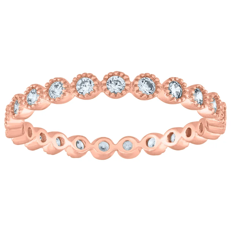 Pearl - Adorned Fashion Rings in Gold - Tone Alloy for a Sophisticated LookKeene Jewelers 925 Sterling Silver Rose-Tone Womens Cubic-Zirconia Ring Size 7 Pearl - Adorned Fashion Rings in Gold - Tone Alloy for a Sophisticated LookKeene Jewelers 925 Sterling Silver Rose-Tone Womens Cubic-Zirconia Ring Size 7