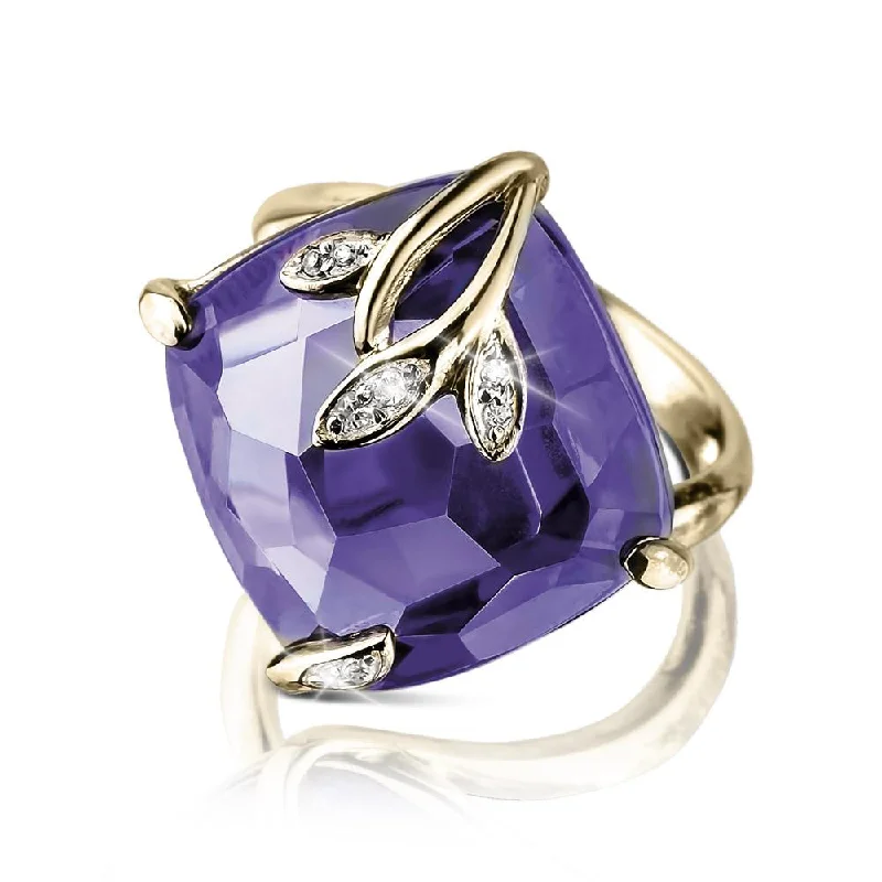 Magnetic Clasp Women's Rings for Easy Wearing and RemovalHarmony Floral Ring