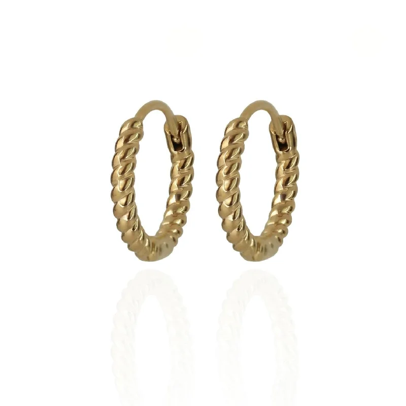 Large hoop earringsJude Huggie Hoops
