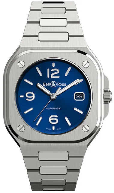 Bell & Ross BR 05 Auto Blue Steel Bracelet