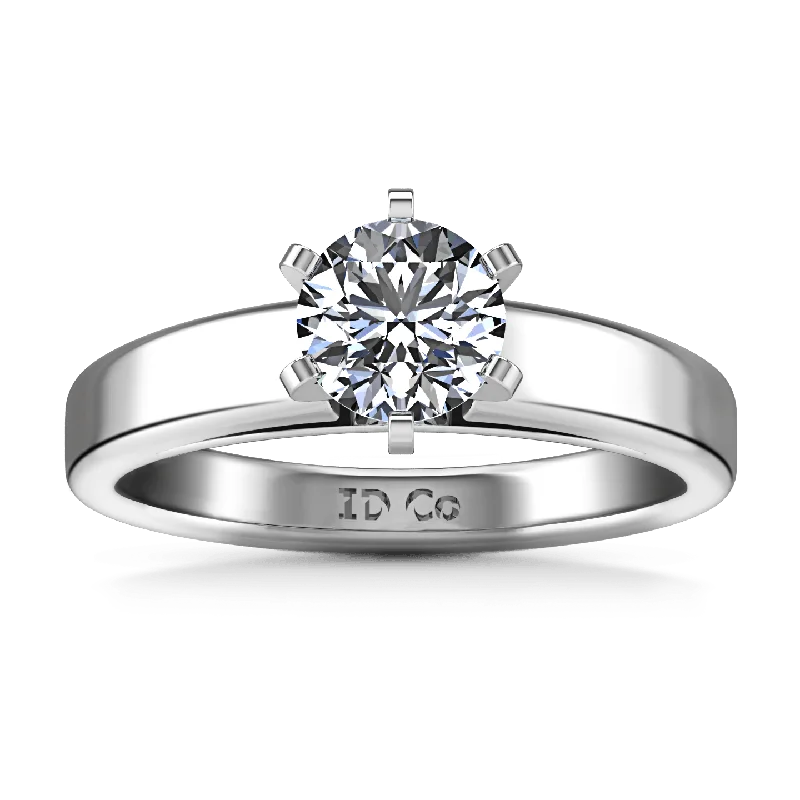Silicone Women's Rings for a Comfortable and Durable OptionRound Diamond Solitaire Engagement Ring 6 Prong Contemporary 14K White Gold Silicone Women's Rings for a Comfortable and Durable OptionRound Diamond Solitaire Engagement Ring 6 Prong Contemporary 14K White Gold