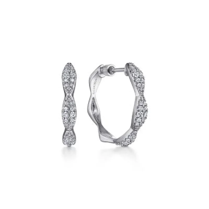 Men's Diamond Engagement Rings with Platinum Band and Halo Setting for a Luxury ProposalGabriel 20mm Diamond Hoops Men's Diamond Engagement Rings with Platinum Band and Halo Setting for a Luxury ProposalGabriel 20mm Diamond Hoops