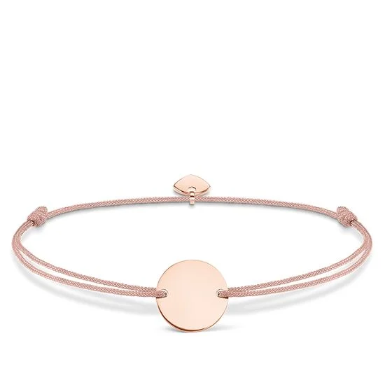 Thomas Sabo Little Secrets Rose Gold Pink Disk Bracelet