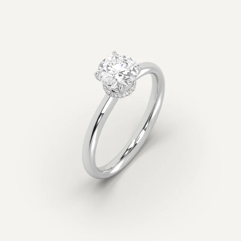 Men's Opal Engagement Rings in 10K Gold with a Milgrain - Trimmed Band1 carat Round Cut Diamond Ring Men's Opal Engagement Rings in 10K Gold with a Milgrain - Trimmed Band1 carat Round Cut Diamond Ring