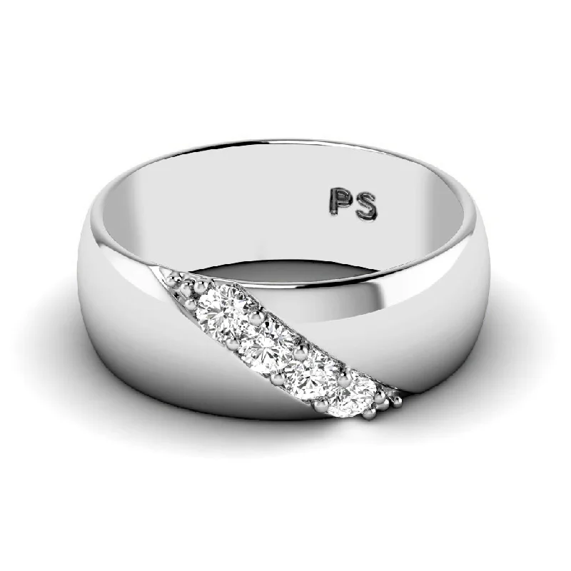 Men's Viking - inspired rings with ancient symbols0.30 CT Round Cut Diamonds - Mens Wedding Band Men's Viking - inspired rings with ancient symbols0.30 CT Round Cut Diamonds - Mens Wedding Band