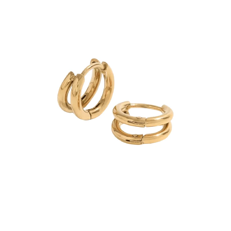 Gold hoop earringsSkinny Dip Hoops