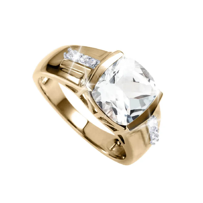 Stackable Gemstone Rings for Women in Amethyst, Sapphire, and EmeraldSupreme White Topaz Ring Stackable Gemstone Rings for Women in Amethyst, Sapphire, and EmeraldSupreme White Topaz Ring