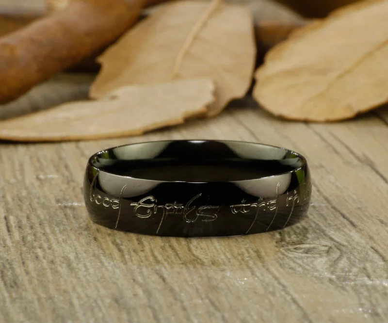 Men's Celtic - pattern rings with intricate designsHandmade Black Wedding Band, Men Ring, Couple Ring, Titanium Ring, Anniversary Ring Men's Celtic - pattern rings with intricate designsHandmade Black Wedding Band, Men Ring, Couple Ring, Titanium Ring, Anniversary Ring