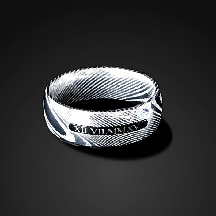 Men's classic silver wedding rings with simple bandsMen’s Wedding Band | Damascus Steel Wedding Band Men's classic silver wedding rings with simple bandsMen’s Wedding Band | Damascus Steel Wedding Band