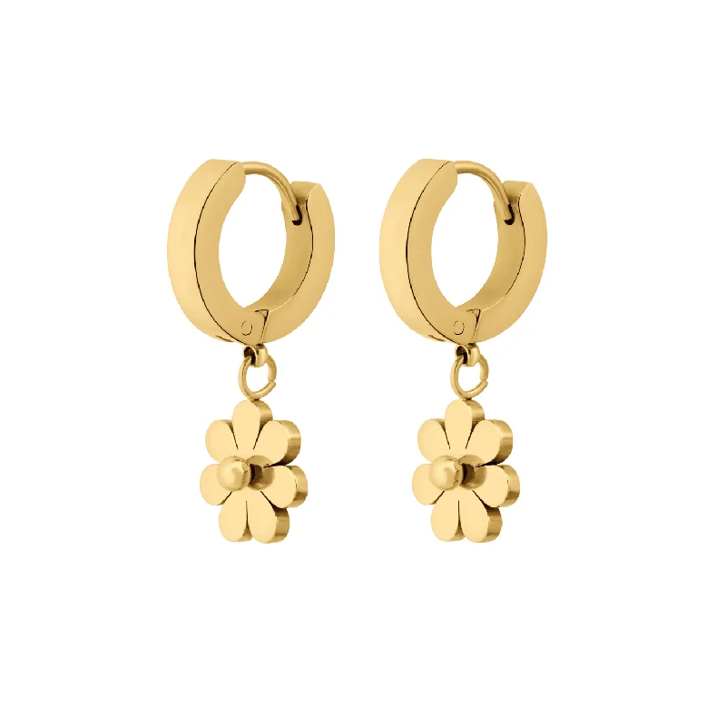 Hoop earrings for womenDripping In Daisy Hoops