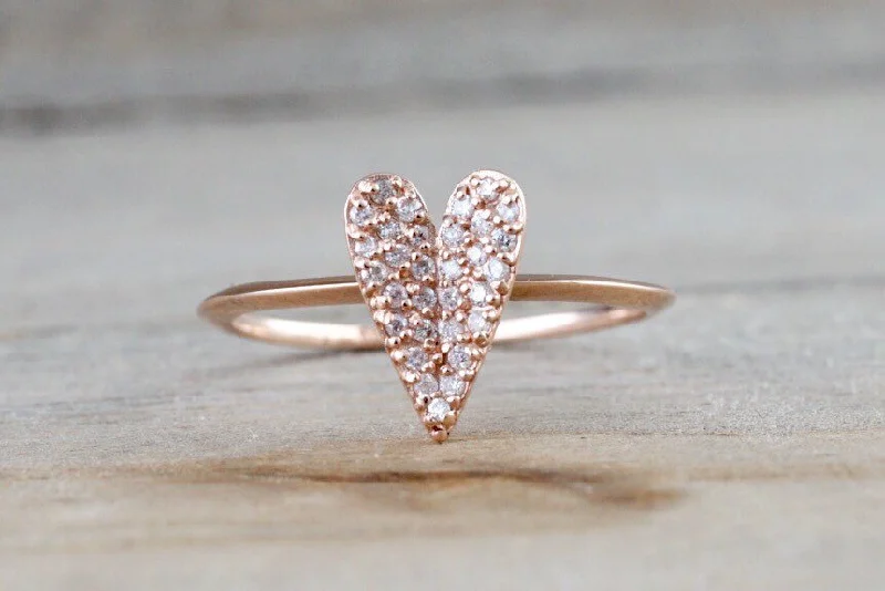 Men's kinetic rings with moving parts14k Rose Gold Diamond Micro Pave Heart Anniversary Promise Love Ring Band Fashion Men's kinetic rings with moving parts14k Rose Gold Diamond Micro Pave Heart Anniversary Promise Love Ring Band Fashion