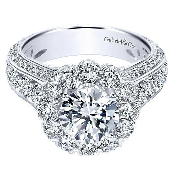Men's Aquamarine Engagement Rings in 9K Gold with a Bezel - Set StoneFloral Tapered Channel Diamond Ring 2.21 Cttw 326A Men's Aquamarine Engagement Rings in 9K Gold with a Bezel - Set StoneFloral Tapered Channel Diamond Ring 2.21 Cttw 326A
