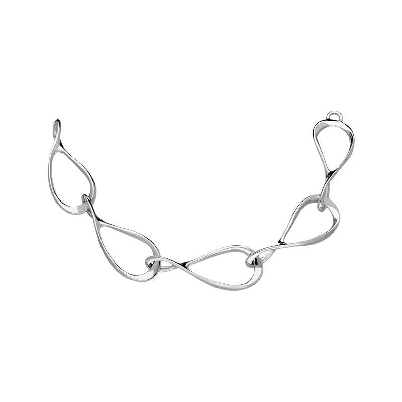 Sarah Jordan Sterling Silver Shadow Bracelet