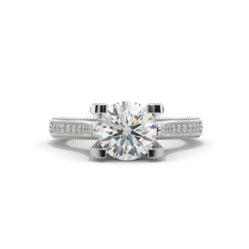 Men's Ruby Engagement Rings in Rose Gold with a Solitaire Design for a Romantic Gesture2.0 Carat Moissanite Accented Classic Engagement Ring Men's Ruby Engagement Rings in Rose Gold with a Solitaire Design for a Romantic Gesture2.0 Carat Moissanite Accented Classic Engagement Ring