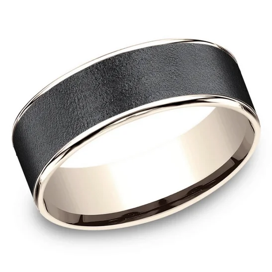 Men's classic silver wedding rings with simple bandsThe MAXX Mens Band