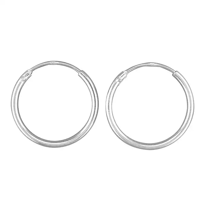 Large hoop earringsSterling Silver 1.6cm Sleeper Earrings