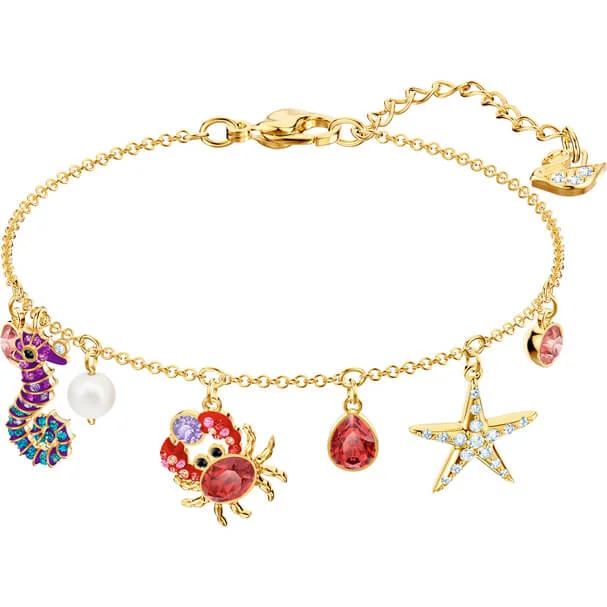 Swarovski Ocean Multi Colour Gold Plated Bracelet