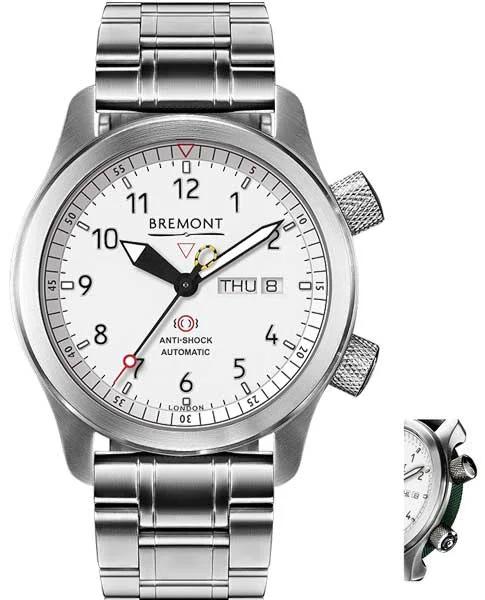 Bremont Martin Baker MBII White Green Bracelet