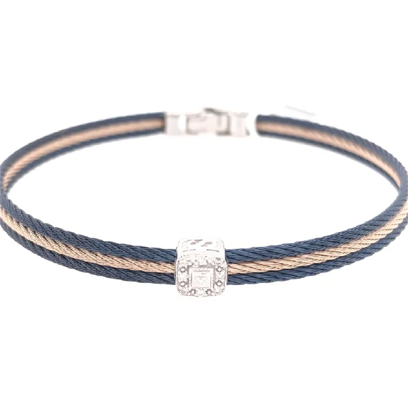 Men's Tourmaline Engagement Rings in 18K Two - Tone Gold with a Floral - Inspired SettingAlor Diamond Station Bracelet Men's Tourmaline Engagement Rings in 18K Two - Tone Gold with a Floral - Inspired SettingAlor Diamond Station Bracelet