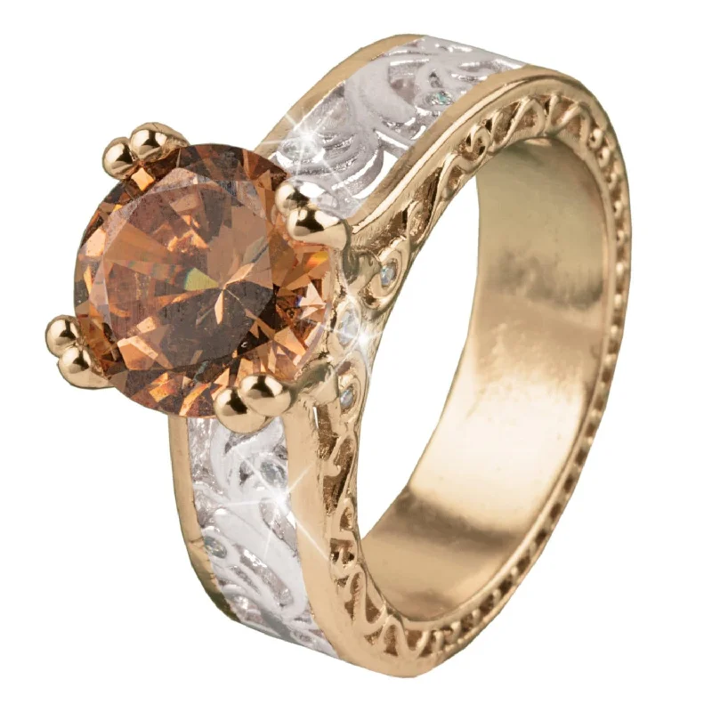Tennis - Style Women's Rings with a Row of Round Diamonds in PlatinumChampagne Vine Ring Tennis - Style Women's Rings with a Row of Round Diamonds in PlatinumChampagne Vine Ring