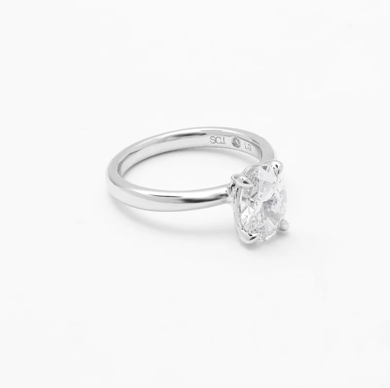 Ruby and diamond engagement ring with a halo of diamonds in 14K red goldPlatinum Oval Lab Diamond Solitaire Engagement Ring 2.0ct Ruby and diamond engagement ring with a halo of diamonds in 14K red goldPlatinum Oval Lab Diamond Solitaire Engagement Ring 2.0ct