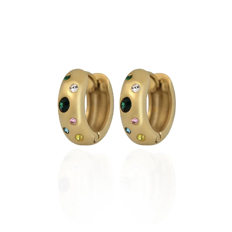Chunky hoop earringsMartha May Whovier Hoops