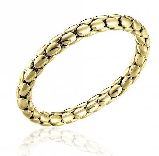 Chimento Stretch Spring 18ct Yellow Gold Large Bracelet