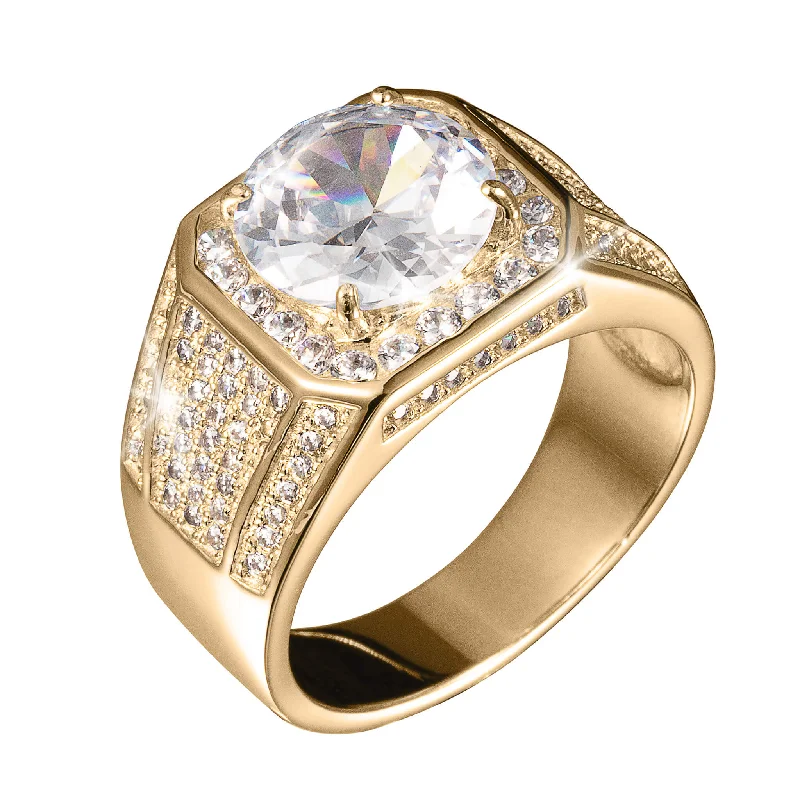 Diamond - Encrusted Women's Rings for Special Occasions in 18K GoldAstral Brilliance Men’s Ring