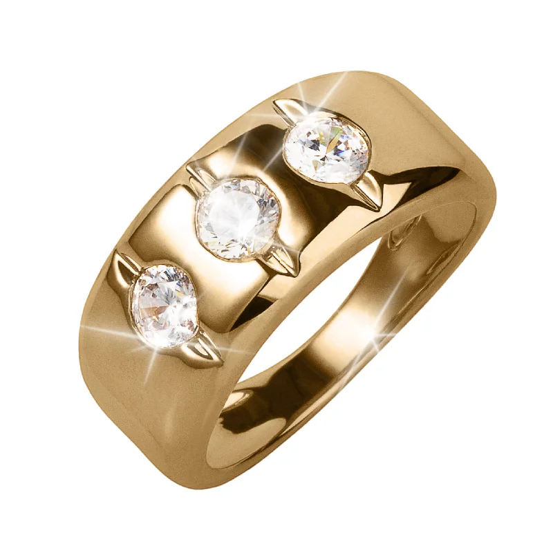 Enamel - Coated Women's Rings in Bright, Bold ColorsMajor Trio Men's Ring