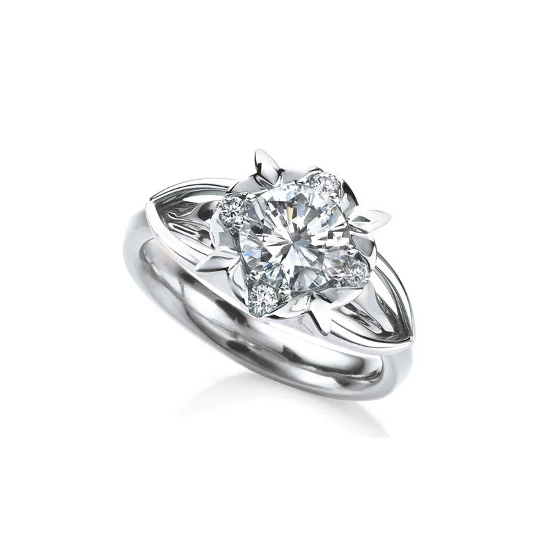 Men's Diamond Engagement Rings with Platinum Band and Halo Setting for a Luxury ProposalPrimrose Round Brilliant Diamond Engagement Ring Men's Diamond Engagement Rings with Platinum Band and Halo Setting for a Luxury ProposalPrimrose Round Brilliant Diamond Engagement Ring