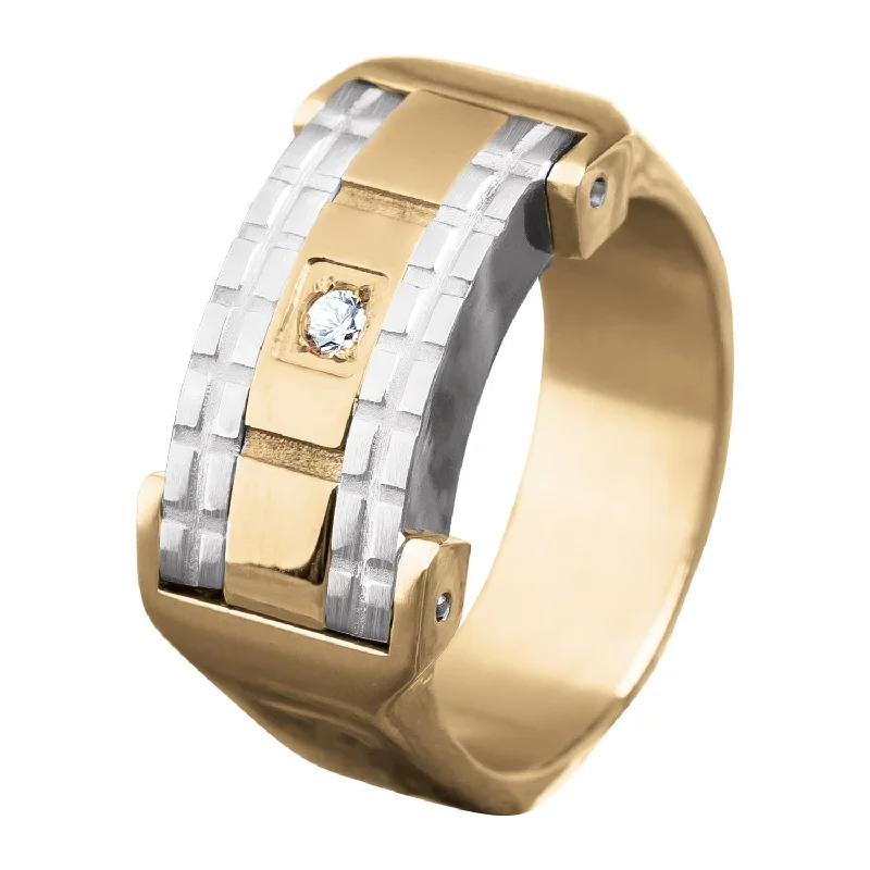 Magnetic Clasp Women's Rings for Easy Wearing and RemovalMen's Trilogy Ring