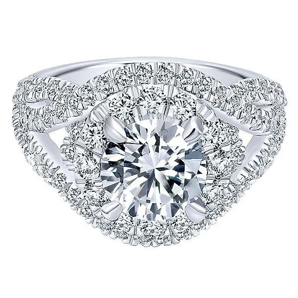 Men's Tanzanite Engagement Rings in Palladium with a Three - Stone ArrangementWoven Split Shank Diamond Ring 1.32 Cttw 14K White Gold 321A Men's Tanzanite Engagement Rings in Palladium with a Three - Stone ArrangementWoven Split Shank Diamond Ring 1.32 Cttw 14K White Gold 321A