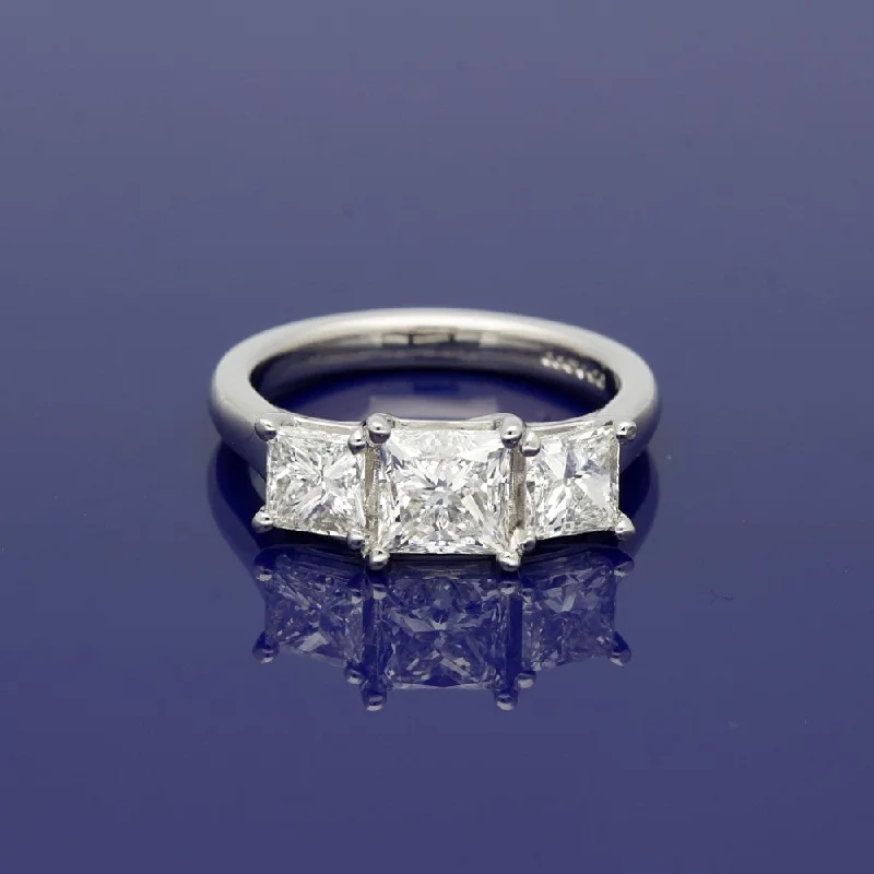 Men's Tourmaline Engagement Rings in 18K Two - Tone Gold with a Floral - Inspired SettingPlatinum 2.93ct Princess Cut Diamond Trilogy Ring Men's Tourmaline Engagement Rings in 18K Two - Tone Gold with a Floral - Inspired SettingPlatinum 2.93ct Princess Cut Diamond Trilogy Ring