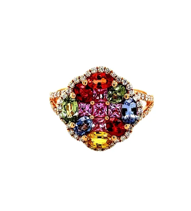 Men's Alexandrite Engagement Rings in Platinum with a Hidden Halo of Diamonds18Kt Colored Sapphires & Diamond Fashion Ring Men's Alexandrite Engagement Rings in Platinum with a Hidden Halo of Diamonds18Kt Colored Sapphires & Diamond Fashion Ring