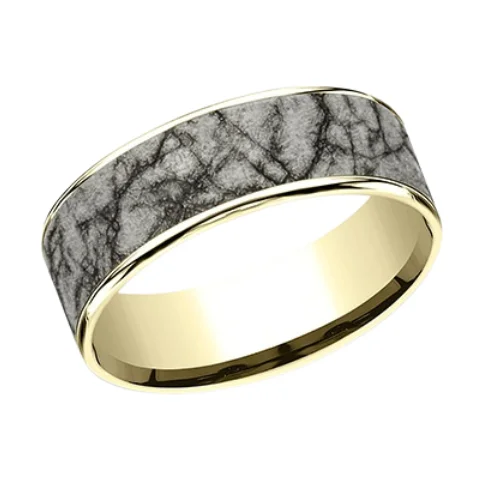 Men's lightweight rings for all - day comfortThe MARBLE Men's Band