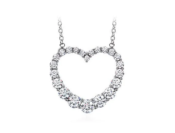 Halo diamond engagement ring in 18K white gold with a center oval - cut stoneHearts On Fire Diamond Heart Necklace Halo diamond engagement ring in 18K white gold with a center oval - cut stoneHearts On Fire Diamond Heart Necklace
