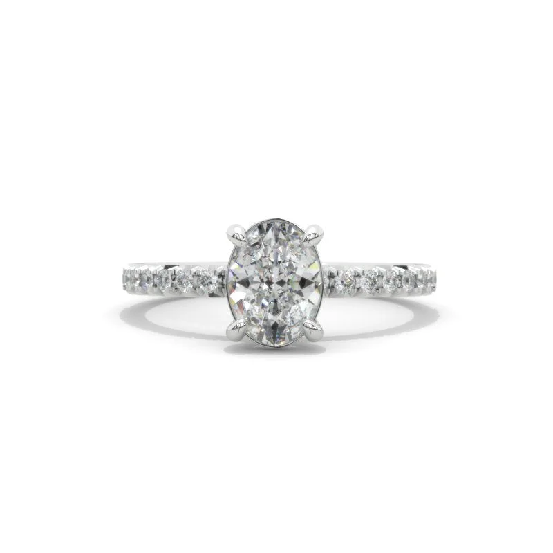 Men's Alexandrite Engagement Rings in Platinum with a Hidden Halo of DiamondsClassic 2 Carat Oval Moissanite 14K White Gold Engagement Ring Men's Alexandrite Engagement Rings in Platinum with a Hidden Halo of DiamondsClassic 2 Carat Oval Moissanite 14K White Gold Engagement Ring