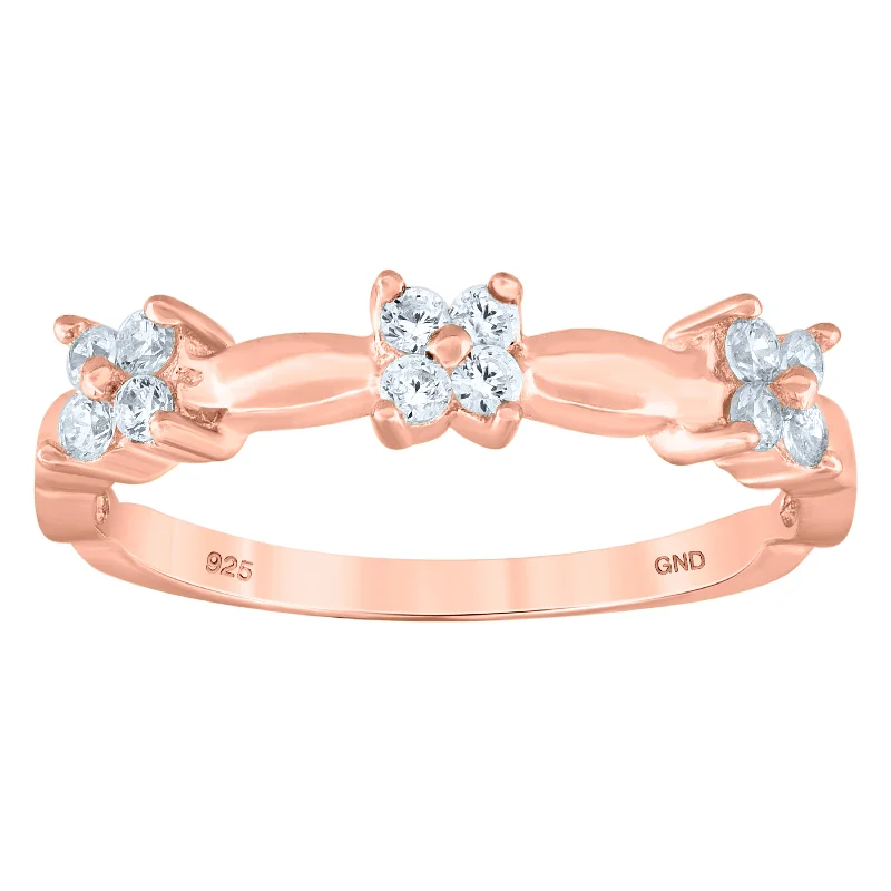 Pearl - Adorned Fashion Rings in Gold - Tone Alloy for a Sophisticated LookKeene Jewelers 925 Sterling Silver Rose-Tone Womens Cubic-Zirconia Flower Ring Size 7 Pearl - Adorned Fashion Rings in Gold - Tone Alloy for a Sophisticated LookKeene Jewelers 925 Sterling Silver Rose-Tone Womens Cubic-Zirconia Flower Ring Size 7