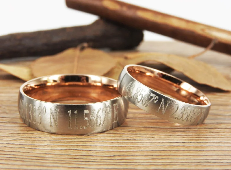 Men's waterproof rings for water - based activitiesLatitude Longitude Ring, Coordinate Ring, Longitude Latitude, Personalized Ring, Personalized Jewelry,ring coordinates Men's waterproof rings for water - based activitiesLatitude Longitude Ring, Coordinate Ring, Longitude Latitude, Personalized Ring, Personalized Jewelry,ring coordinates