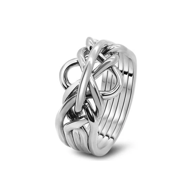 Art Deco - Inspired Women's Rings with Geometric Shapes in 14K GoldWomens Platinum 5-L Art Deco - Inspired Women's Rings with Geometric Shapes in 14K GoldWomens Platinum 5-L