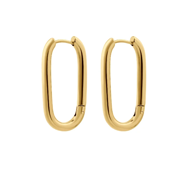 Chunky hoop earringsFirst Class Hoops