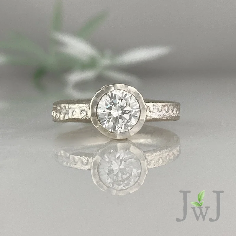 Men's Peridot Engagement Rings in 14K Gold - Filled Metal with a Micro - Pave SettingKeri Engagement Ring Men's Peridot Engagement Rings in 14K Gold - Filled Metal with a Micro - Pave SettingKeri Engagement Ring