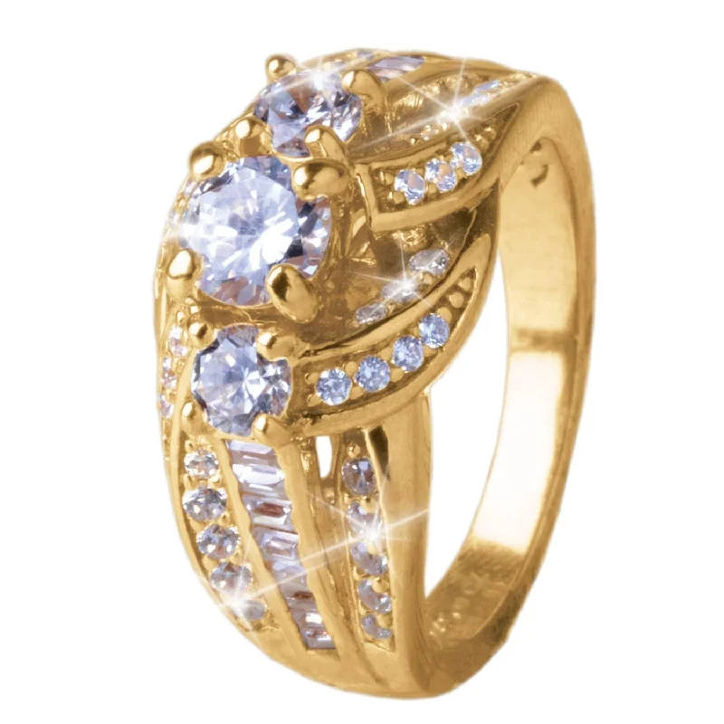 Women's Infinity Symbol Rings in Rose Gold for a Romantic TouchEnrobed Trilogy Ring Women's Infinity Symbol Rings in Rose Gold for a Romantic TouchEnrobed Trilogy Ring
