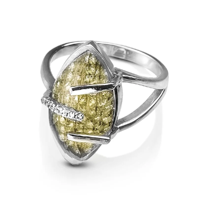 Enamel - Coated Women's Rings in Bright, Bold ColorsCaptured Ring